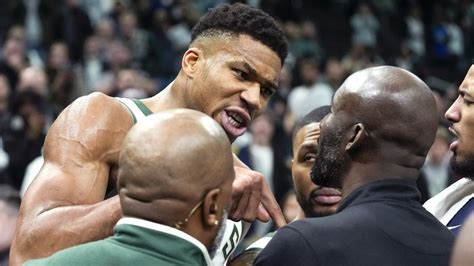 Giannis Antetokounmpo drops career-high 64 points as post-game scuffle mars Milwaukee Bucks victory over the Indiana Pacers